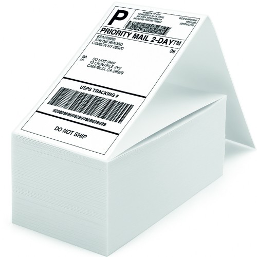 Fanfold Shipping Labels